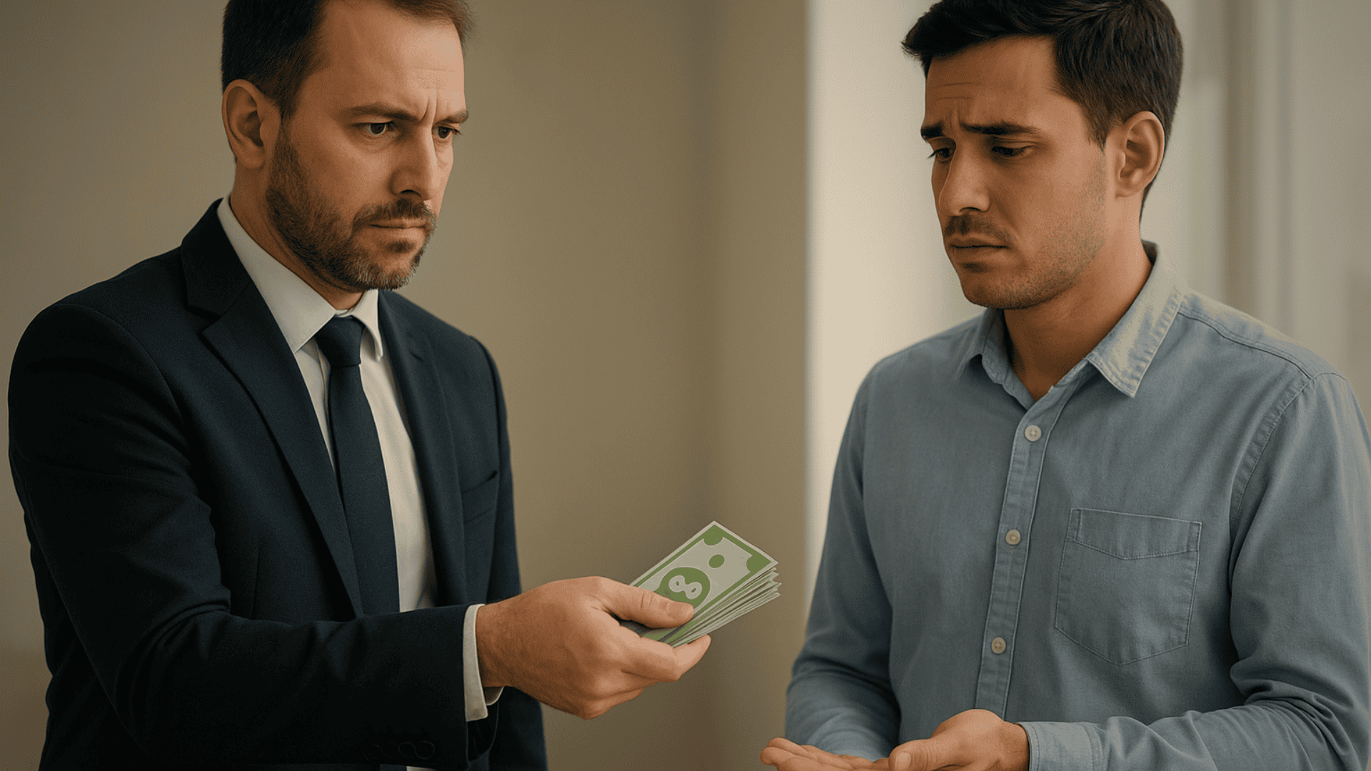 Chefe pagando comissão por fora para o funcionário